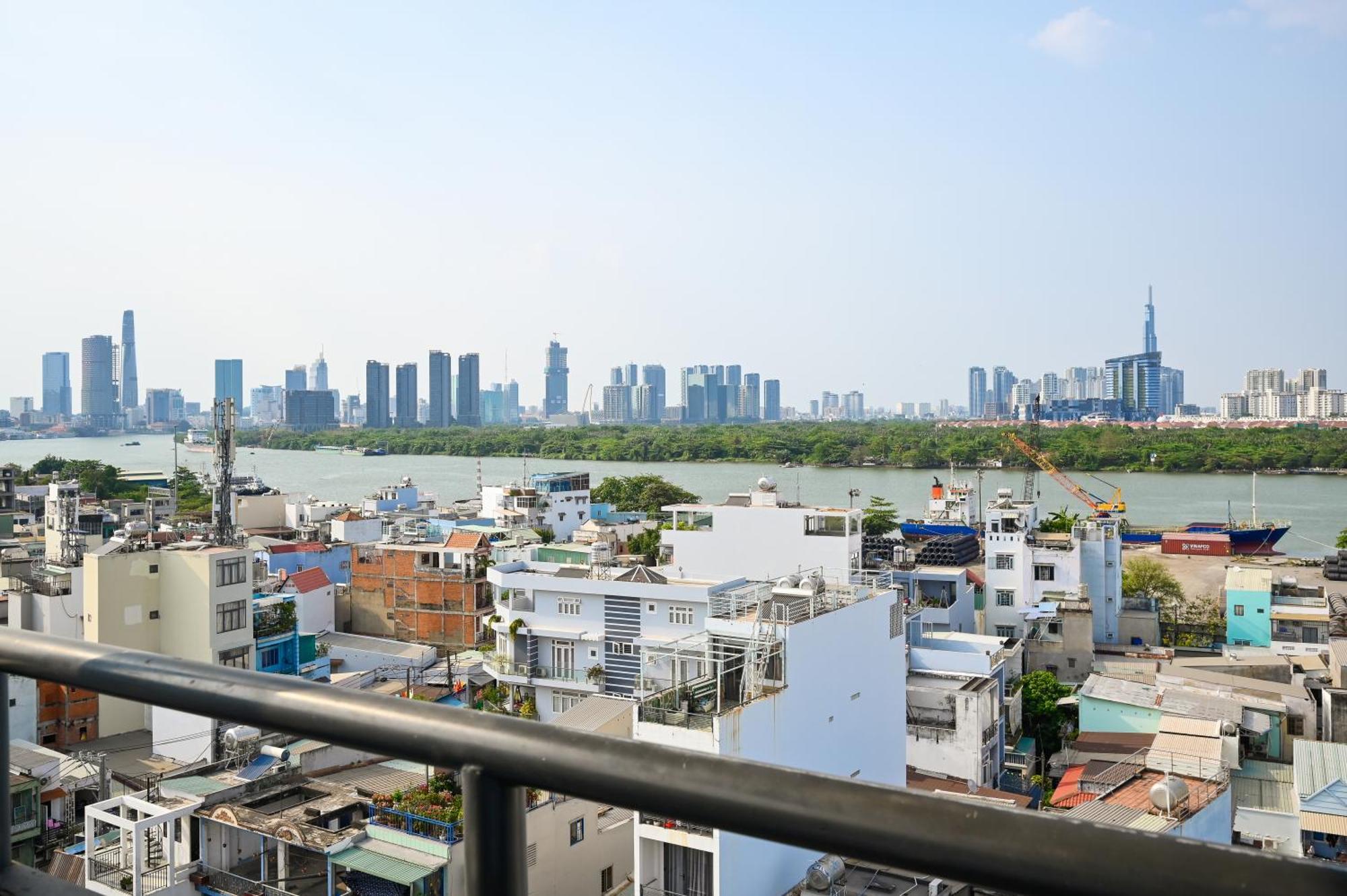 Huyen Apartment โฮจิมินห์ซิตี้ ภายนอก รูปภาพ